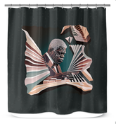 Melodic Morning Shower Curtain